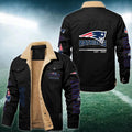 New England Patriots FLEECE BOMBER JACKET Custom name 10043895N