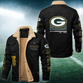 Green Bay Packers FLEECE BOMBER JACKET Custom name 10043895N