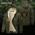 Las Vegas Raiders NFL-Lamb Fleece Thick Coat- Custom name 10154094N