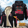 Premium Sherpa-Lined Winter Hoodie – Personalized Edition Ohio State Buckeyes VITZC473