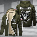 Las Vegas Raiders DMTZ0370 Premium Sherpa-Lined Winter Hoodie – Personalized Edition
