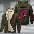 Arizona Cardinals DMTZ0354 Premium Sherpa-Lined Winter Hoodie – Personalized Edition