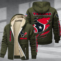 Houston Texans DMTZ0366 Premium Sherpa-Lined Winter Hoodie – Personalized Edition
