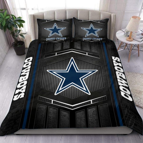 Dallas Cowboys Personalized Bedding Set Best Gift For Fan BGBED111