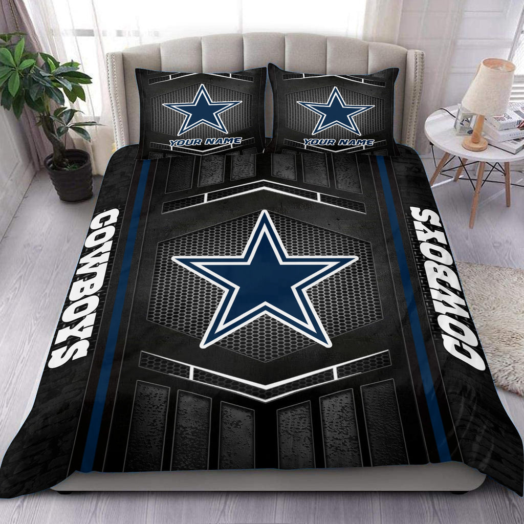 Dallas Cowboys Personalized Bedding Set Best Gift For Fan BGBED111