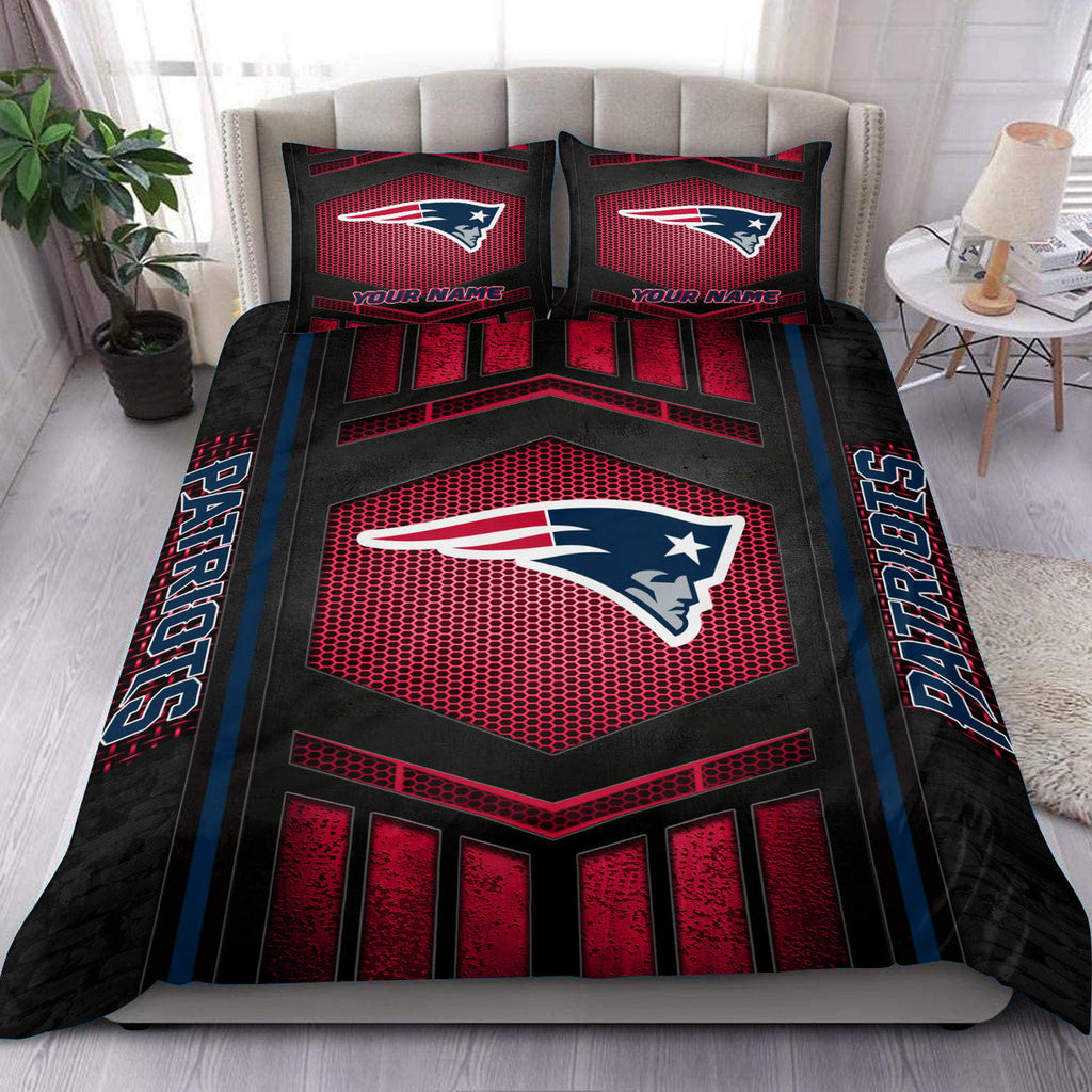 New England Patriots Personalized Bedding Set Best Gift For Fan BGBED124