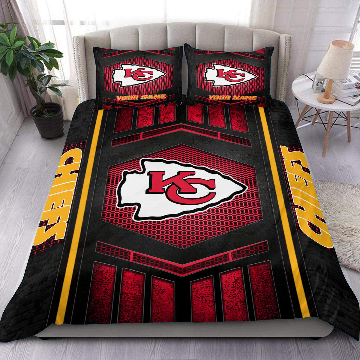 Kansas City Chiefs Personalized Bedding Set Best Gift For Fan BGBED118