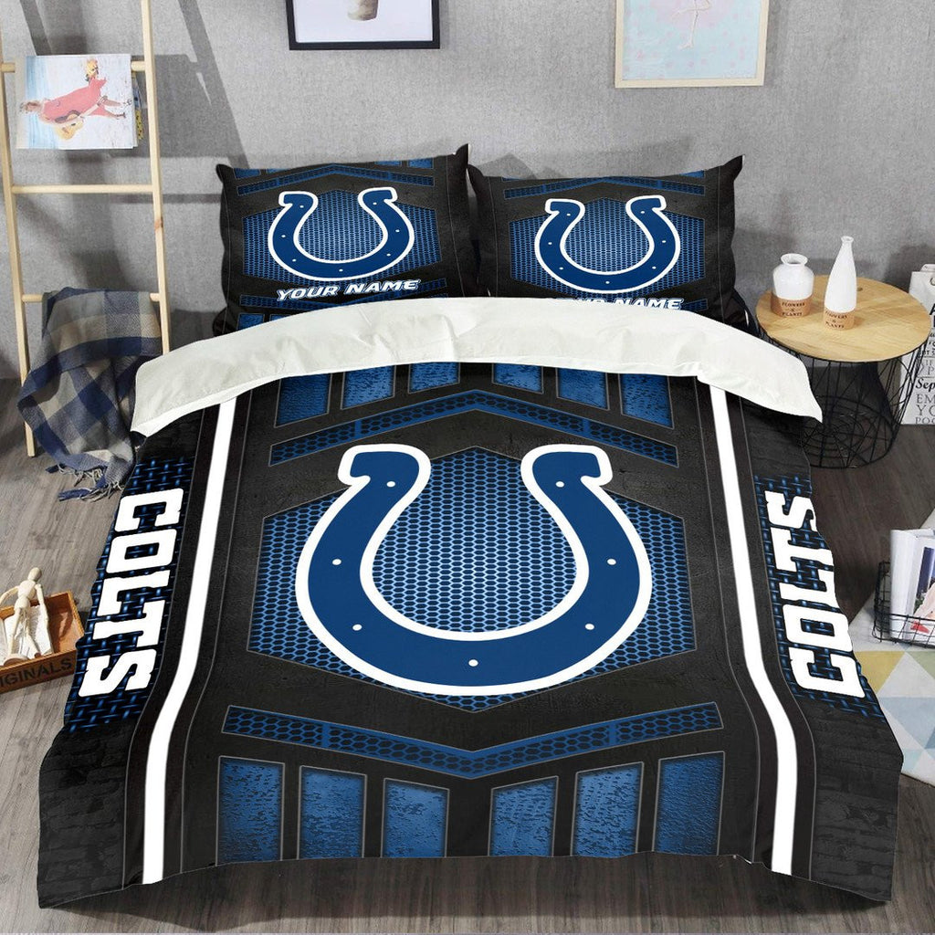 Indianapolis Colts Personalized Bedding Set Best Gift For Fan BGBED116