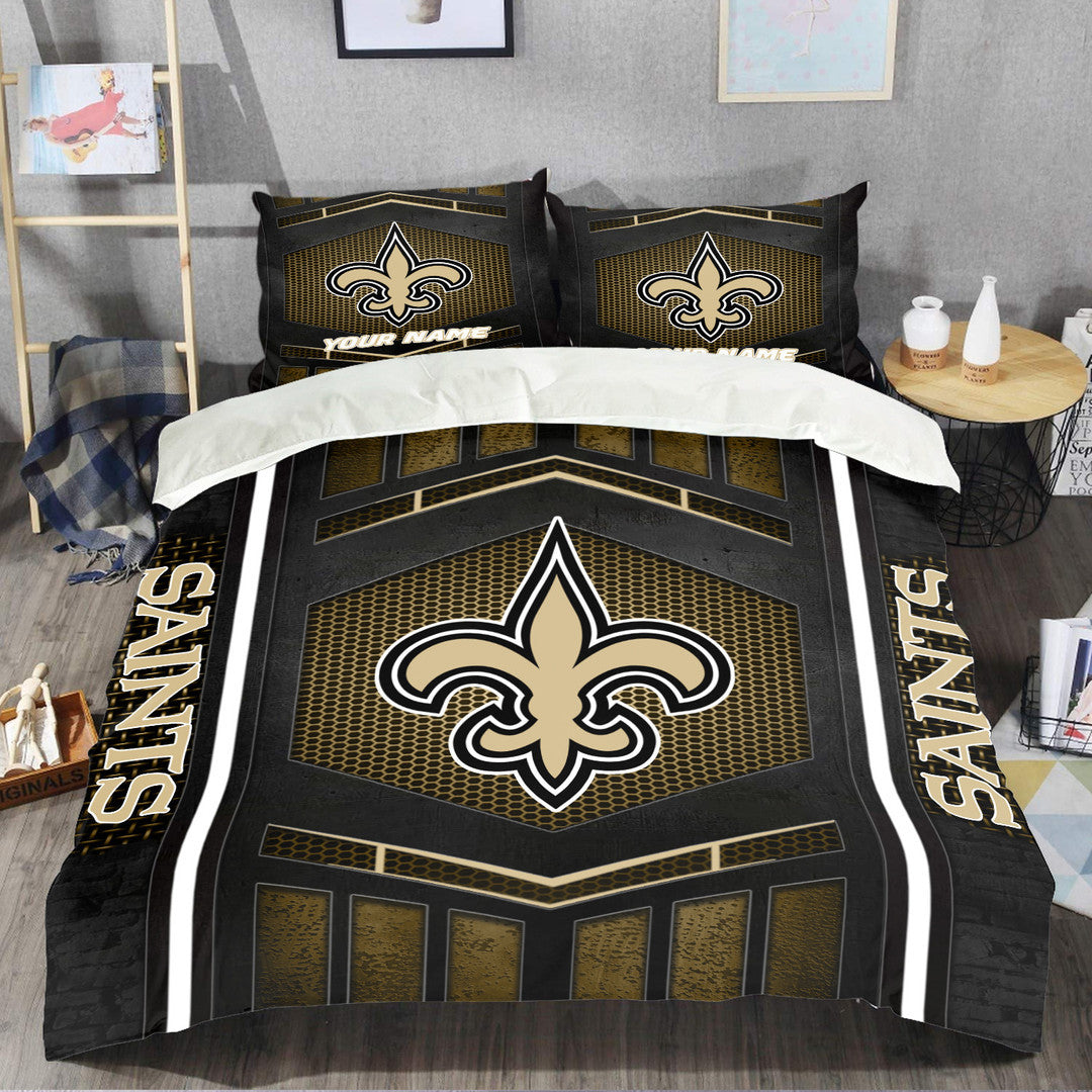 New Orleans Saints Personalized Bedding Set Best Gift For Fan BGBED125