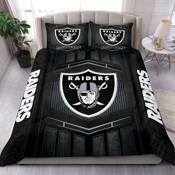Las Vegas Raiders Personalized Bedding Set Best Gift For Fan BGBED119