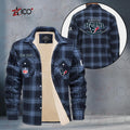 Houston Texans Fleece Flannel Plaid Jacket MN13