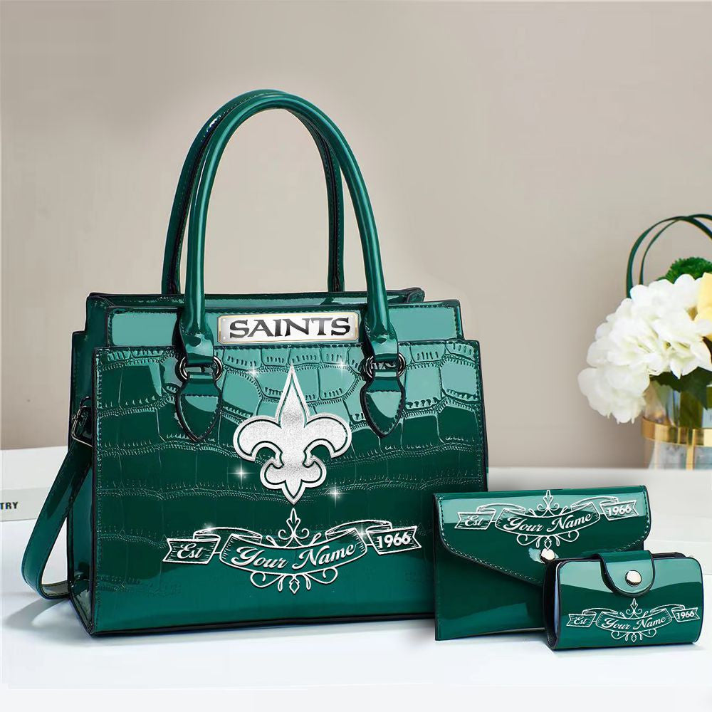 Buy the Handbag, Get the Wallet & Card Holder Free New Orleans Saints VITRHB113