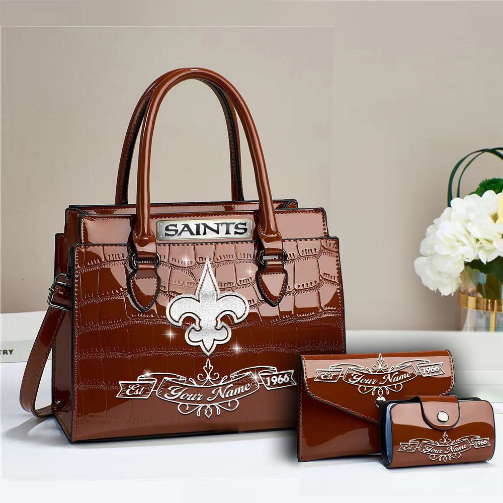 Buy the Handbag, Get the Wallet & Card Holder Free New Orleans Saints VITRHB113