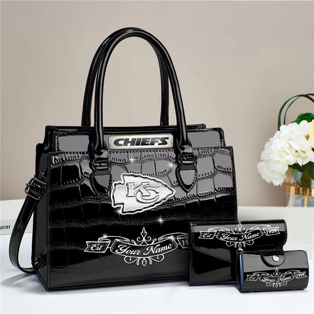 Buy the Handbag, Get the Wallet & Card Holder Free Kansas City Chiefs VITRHB106