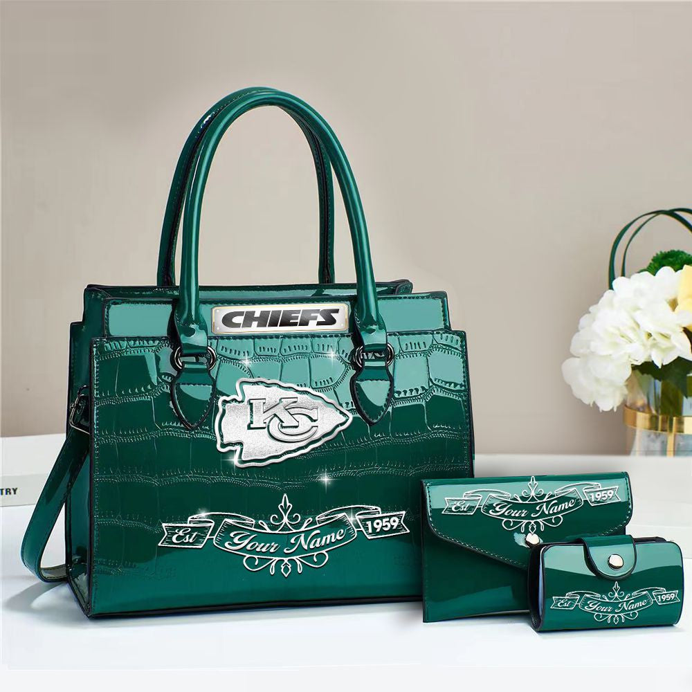 Buy the Handbag, Get the Wallet & Card Holder Free Kansas City Chiefs VITRHB106
