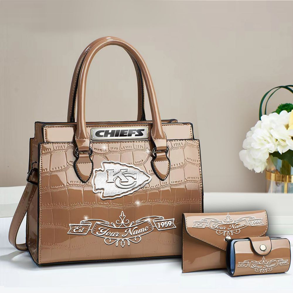 Buy the Handbag, Get the Wallet & Card Holder Free Kansas City Chiefs VITRHB106