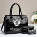Buy the Handbag, Get the Wallet & Card Holder Free Las Vegas Raiders VITRHB107