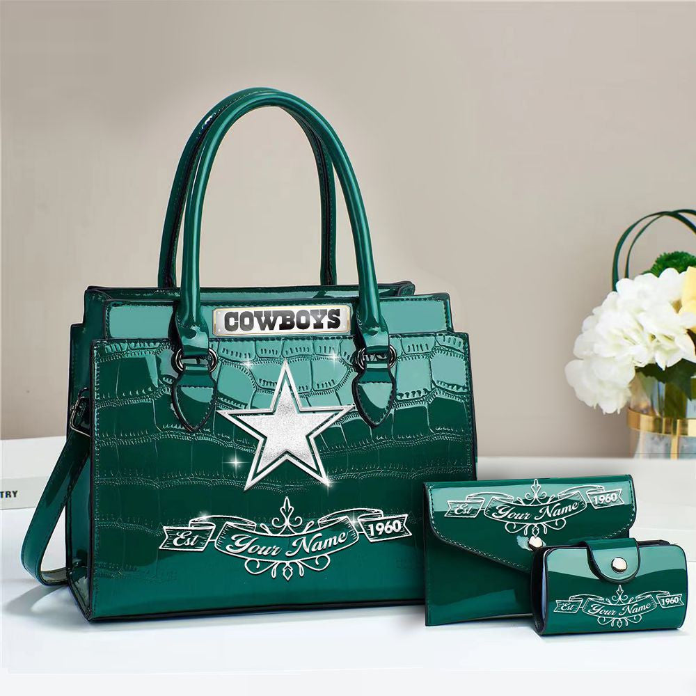 Buy the Handbag, Get the Wallet & Card Holder Free Dallas Cowboys VITRHB099