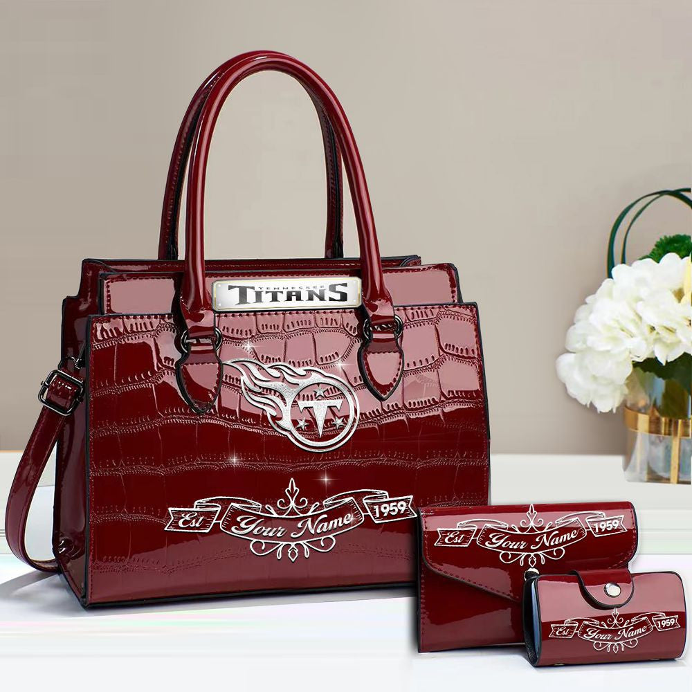 Buy the Handbag, Get the Wallet & Card Holder Free Tennessee Titans VITRHB121