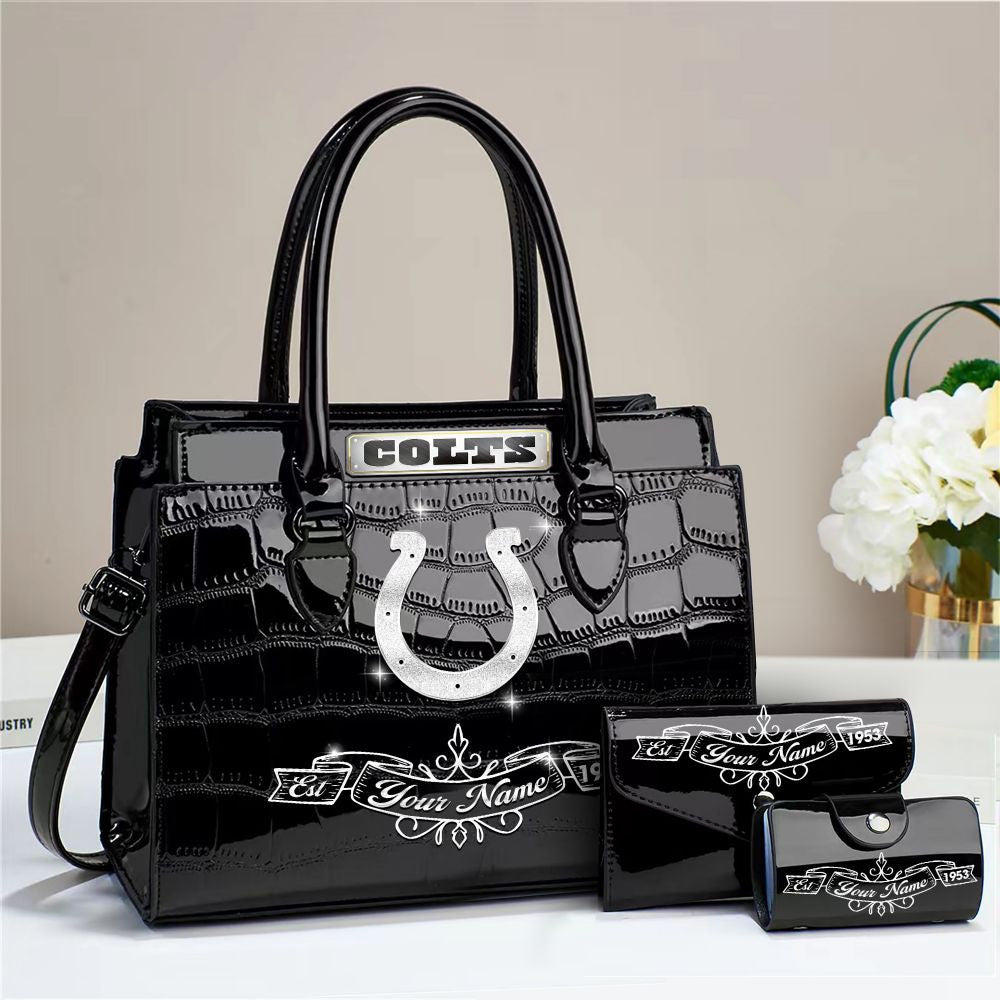 Buy the Handbag, Get the Wallet & Card Holder Free Indianapolis Colts VITRHB104