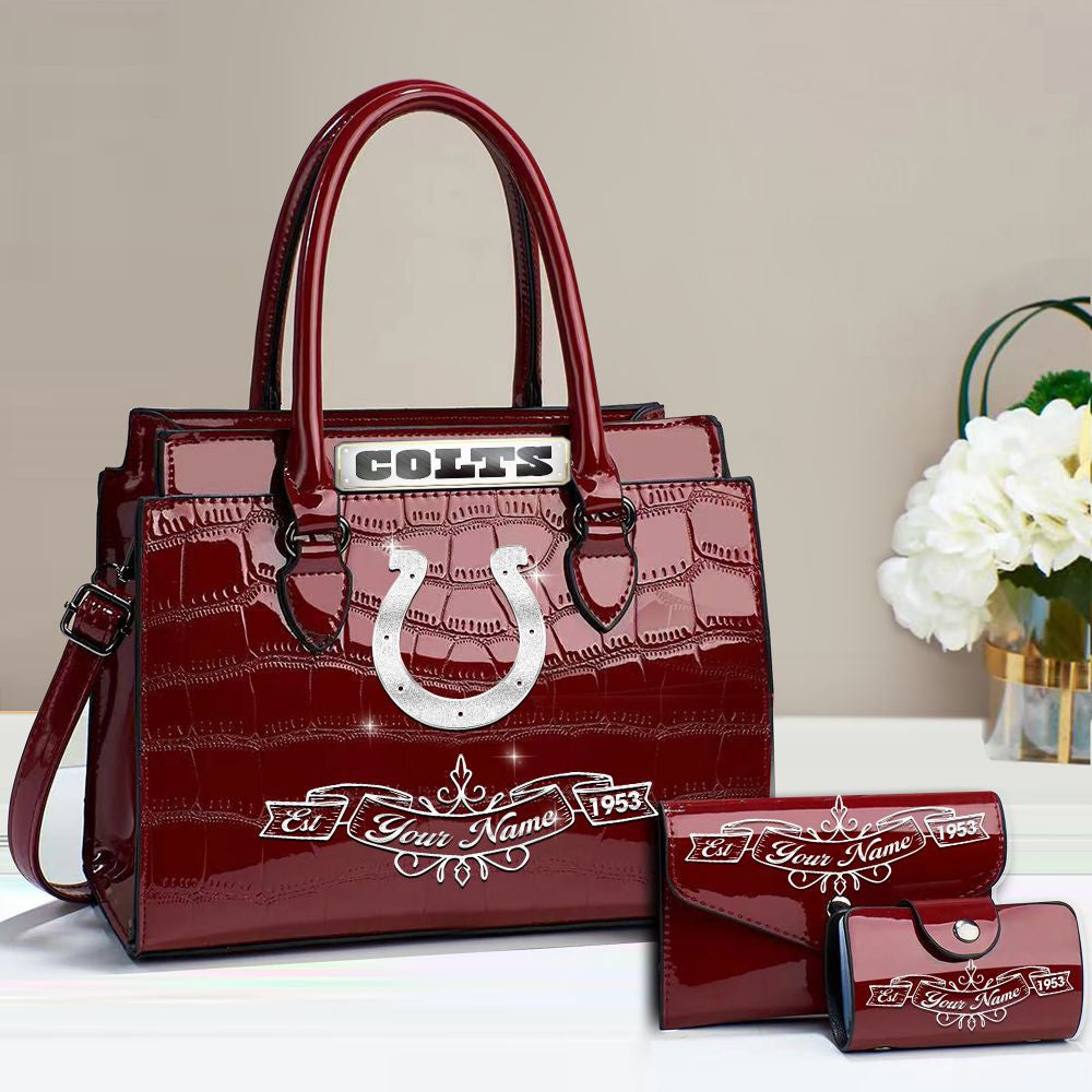 Buy the Handbag, Get the Wallet & Card Holder Free Indianapolis Colts VITRHB104