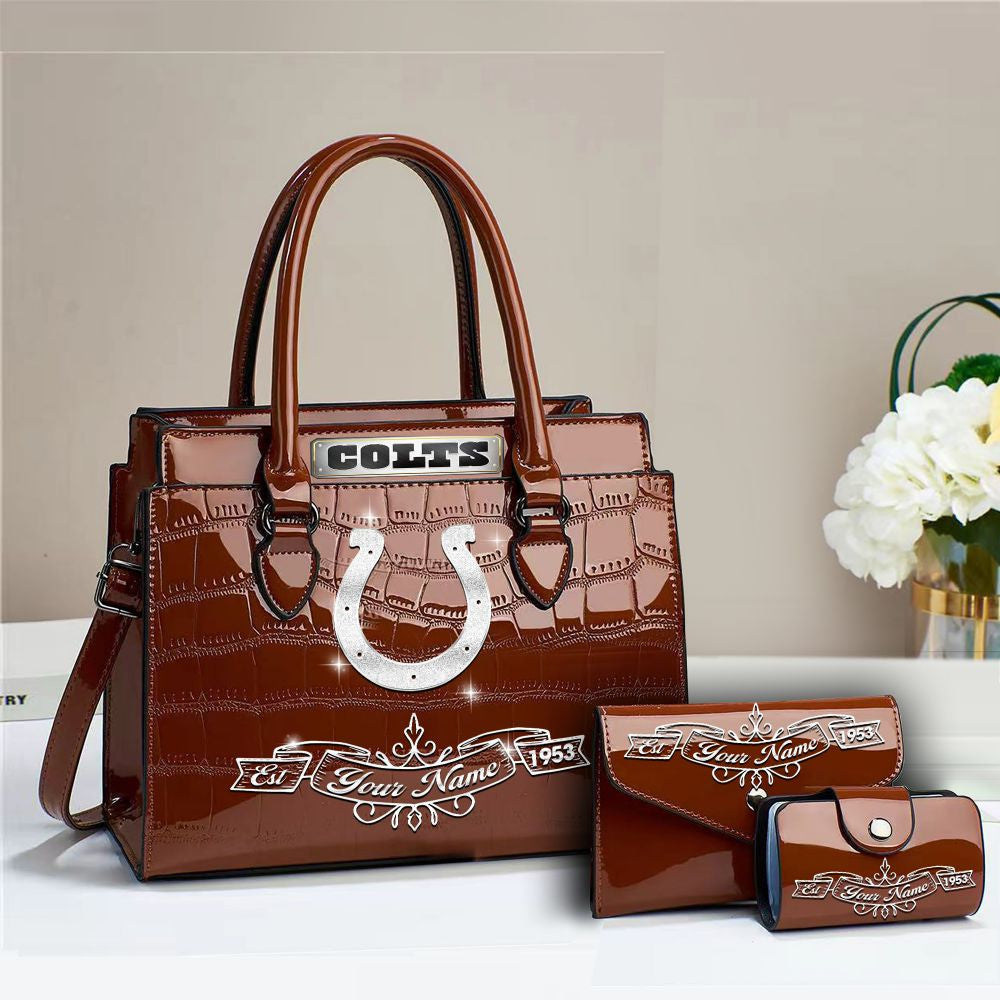 Buy the Handbag, Get the Wallet & Card Holder Free Indianapolis Colts VITRHB104