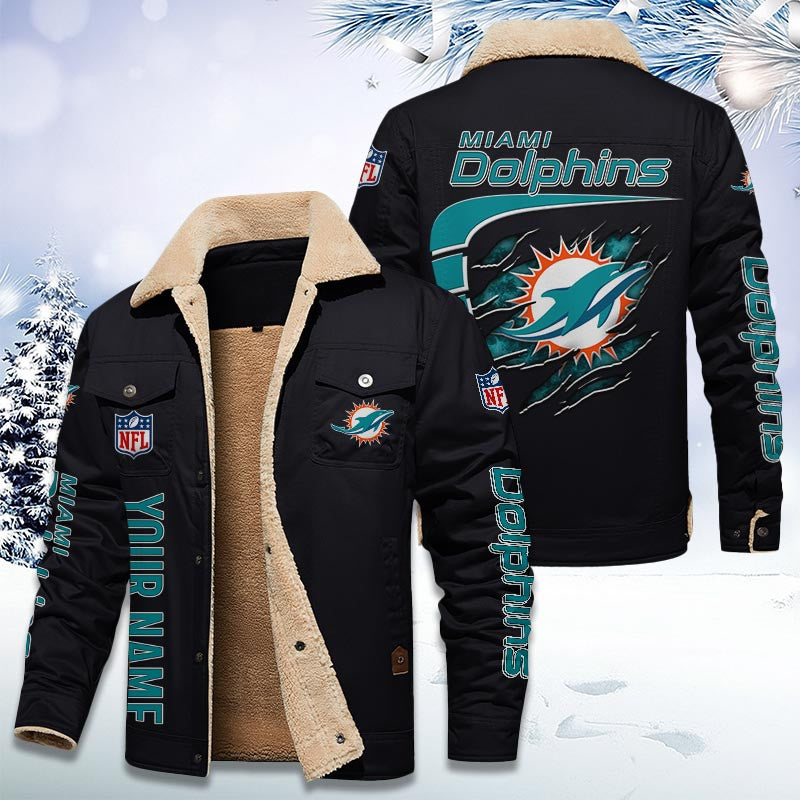 Miami Dolphins DMHL1037 Fleece Jacket