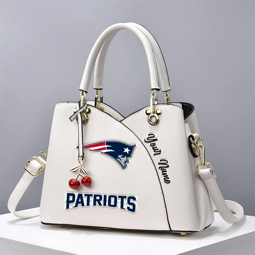 New England Patriots PU Leather Hand Tote Bag SPTPULHTB708