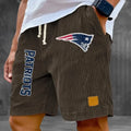 New England Patriots Corduroy Casual Shorts SPTCDCS879