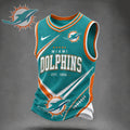 Miami Dolphins | Premium NFL Game Day V-neck Tank Top Jersey VAN16