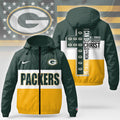 Green Bay Packers | Premium NFL Strength Through Christ Windbreaker Jacket NTH1