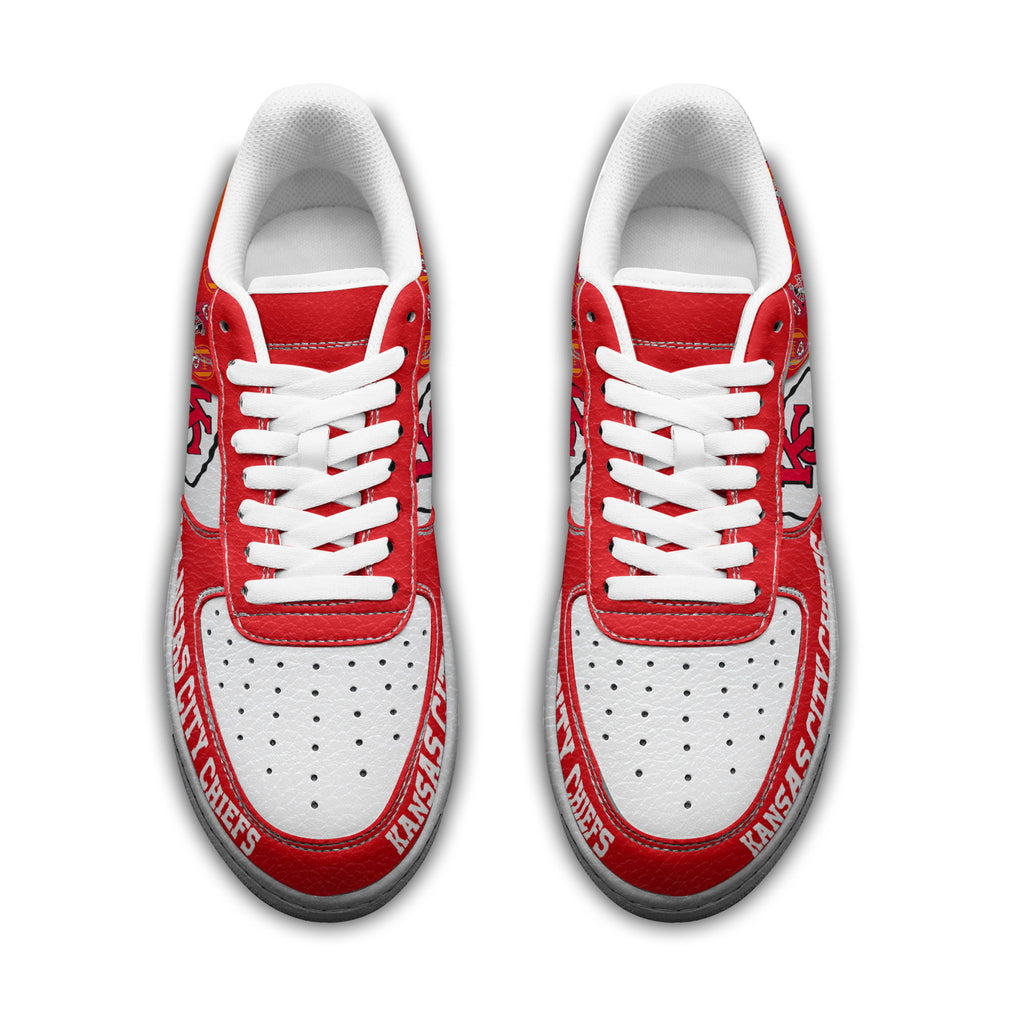 Kansas City Chiefs | Premium NFL Gridiron Classic AF1 Shoes NTH1