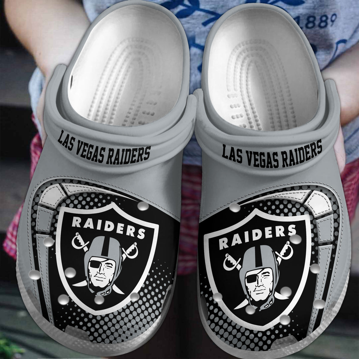 Las Vegas Raiders | Premium NFL Crocs Shoes VAN3125