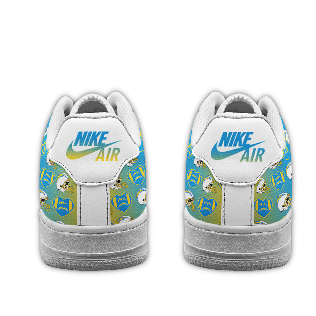 Los Angeles Chargers | Premium NFL Gridiron Classic AF1 Shoes NTH1