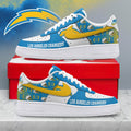 Los Angeles Chargers | Premium NFL Gridiron Classic AF1 Shoes NTH1