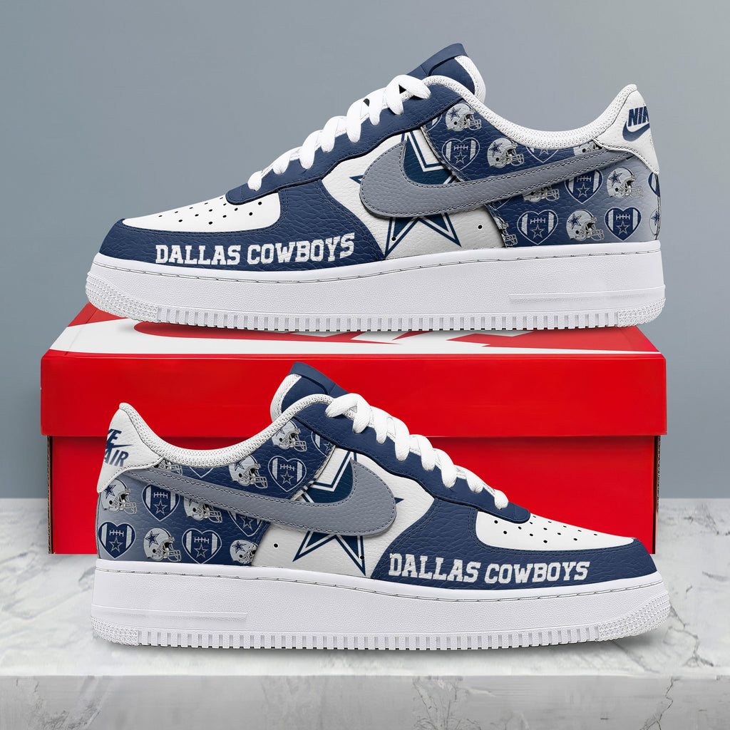 Dallas Cowboys | Premium NFL Gridiron Classic AF1 Shoes NTH1