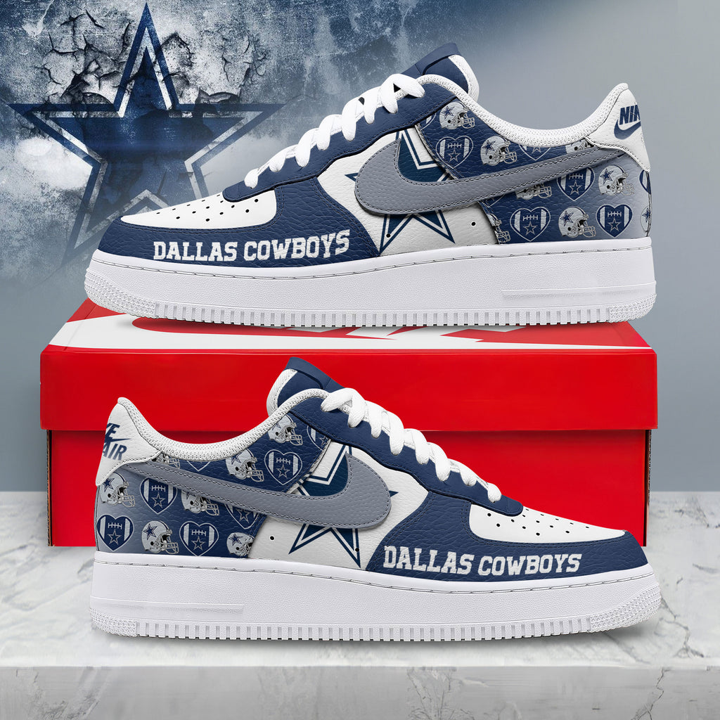 Dallas Cowboys | Premium NFL Gridiron Classic AF1 Shoes NTH1