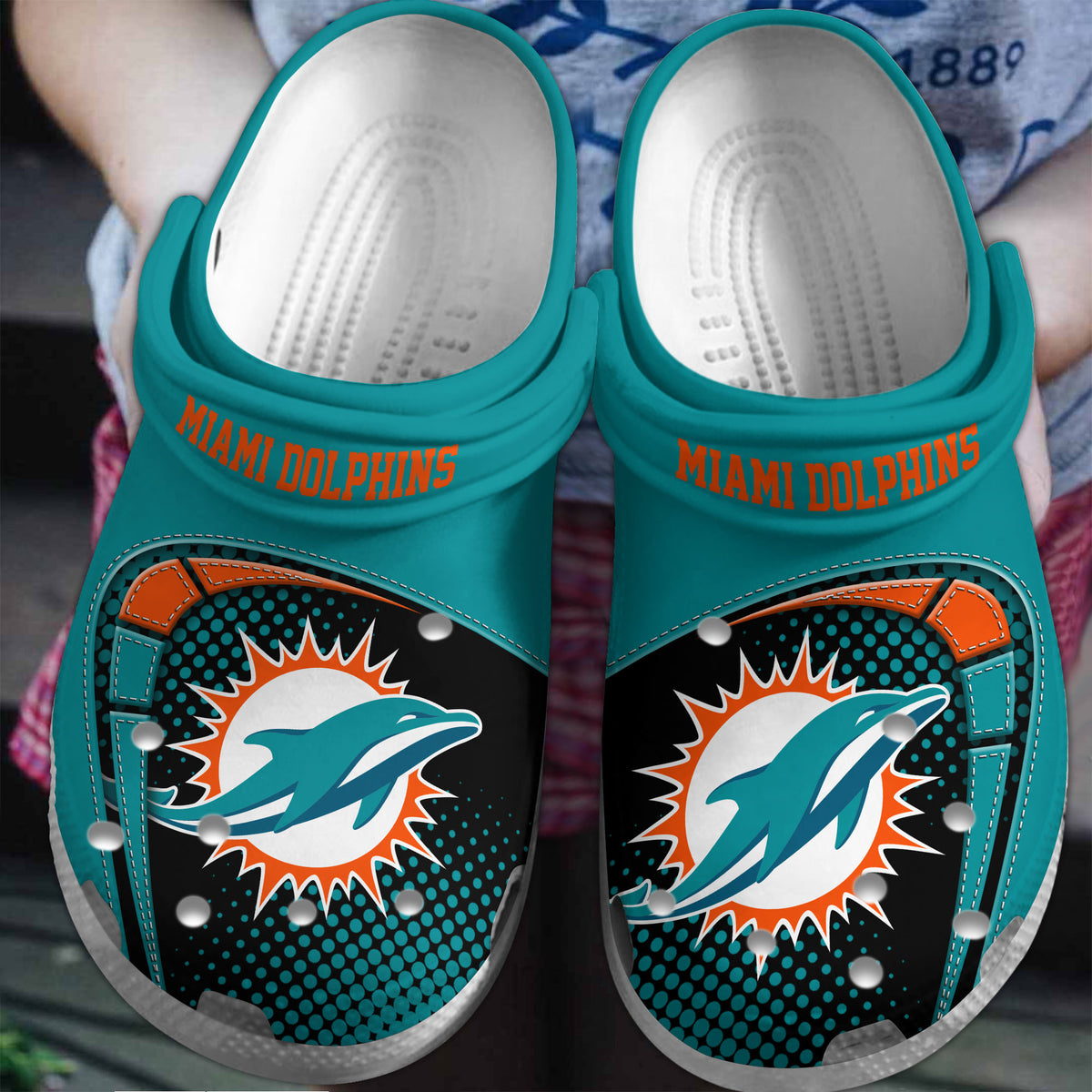 Miami Dolphins | Premium NFL Crocs Shoes VAN3106