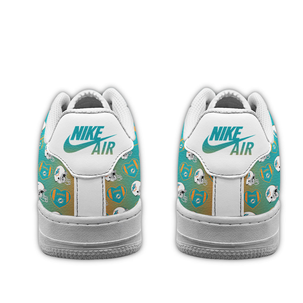 Miami Dolphins | Premium NFL Gridiron Classic AF1 Shoes NTH1