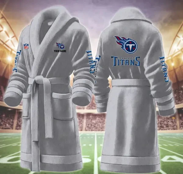 Tennessee Titans Luxurious Comfort Meets Sporty Style Bathrobe