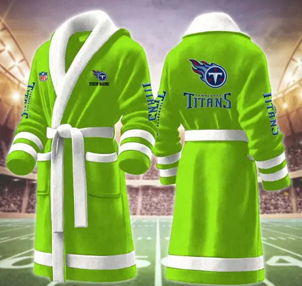 Tennessee Titans Luxurious Comfort Meets Sporty Style Bathrobe