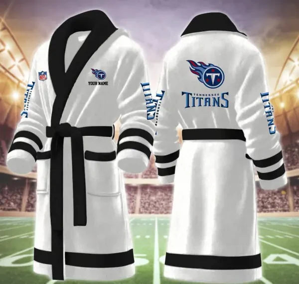 Tennessee Titans Luxurious Comfort Meets Sporty Style Bathrobe