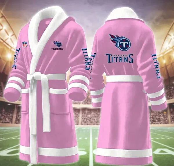 Tennessee Titans Luxurious Comfort Meets Sporty Style Bathrobe