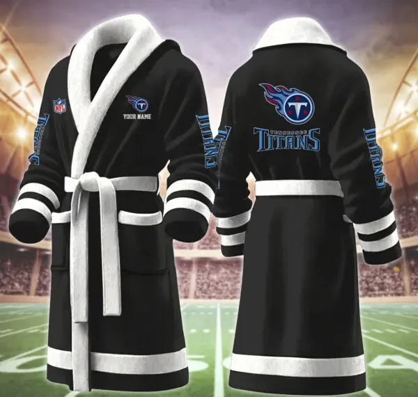 Tennessee Titans Luxurious Comfort Meets Sporty Style Bathrobe