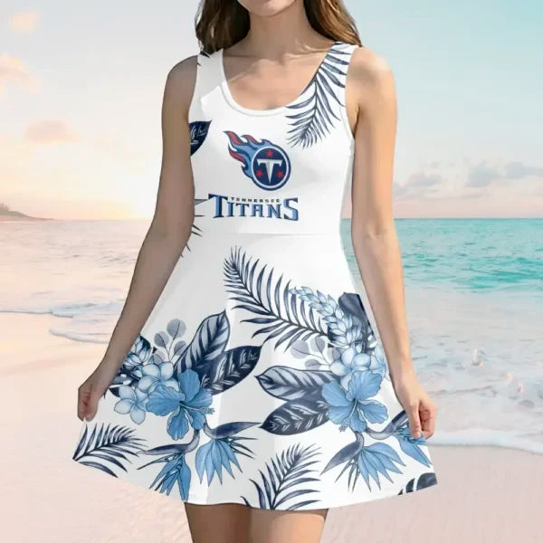 Tennessee Titans Women Girl Dress Skater Fashion SPTTKSWTSD163