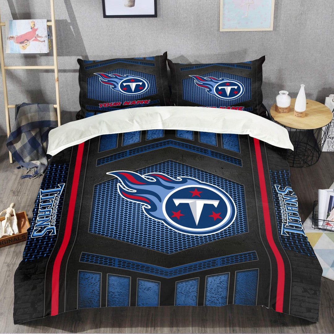 Tennessee Titans Personalized Bedding Set Best Gift For Fan BGBED133