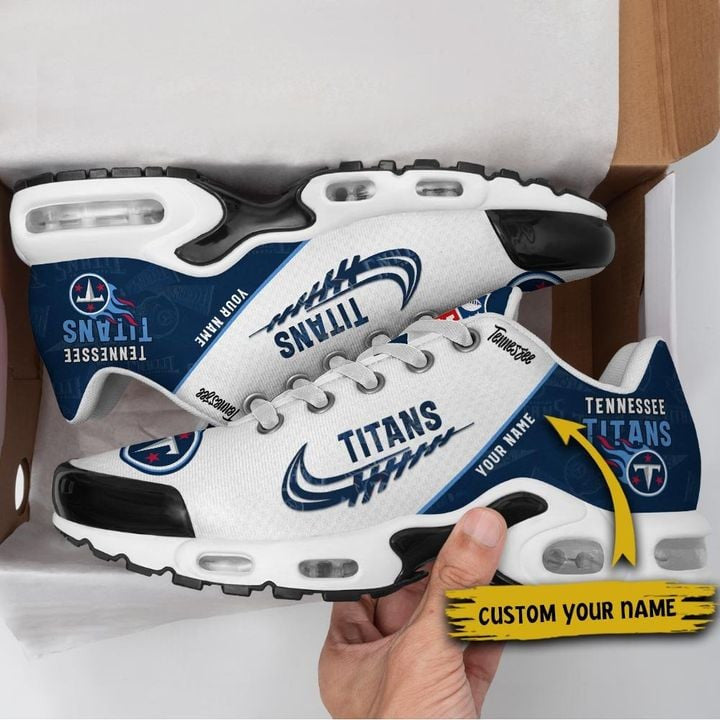 Tennessee Titans Personalized Plus T-N Youth Sneakers 0813 BGTN196