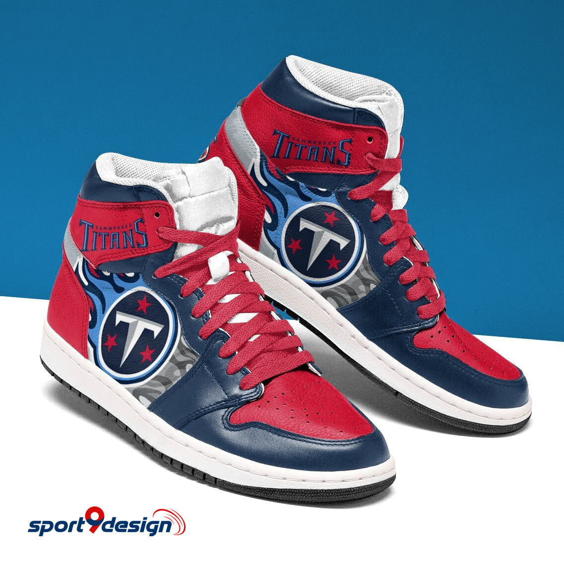 Tennessee Titans Custom Jshoes