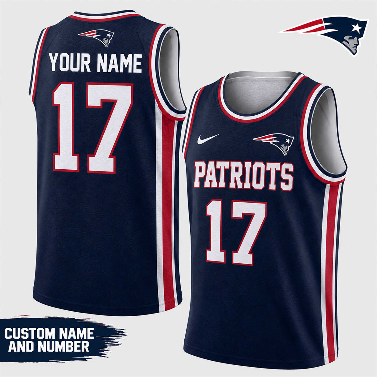 New England Patriots | Premium NFL Fan Pride Tank Top Shirt VA8709