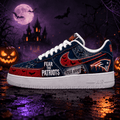 New England Patriots | Premium NFL Fear The Team Halloween AF1 Sneakers - VA32188